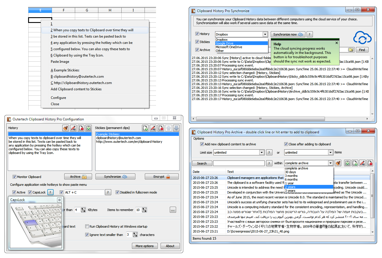 Clipboard History Pro Screenshot