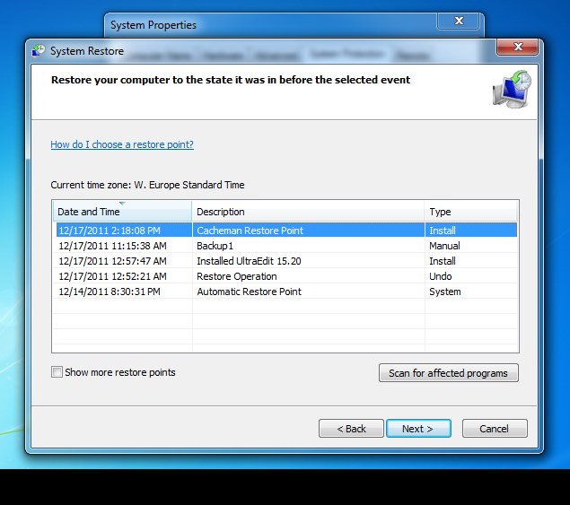 Download System Restore Windows 7 Free
